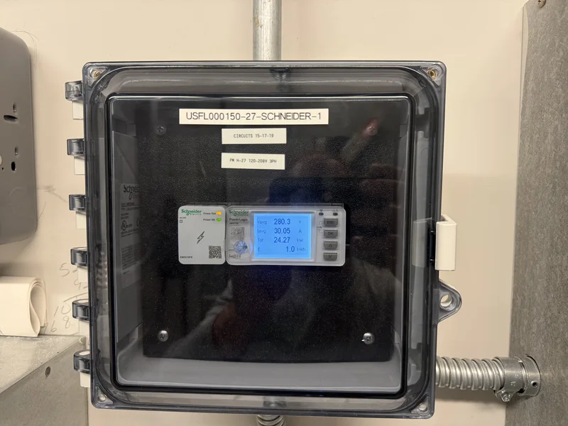 Schneider PowerLogic building energy demand monitoring system in Pinellas County