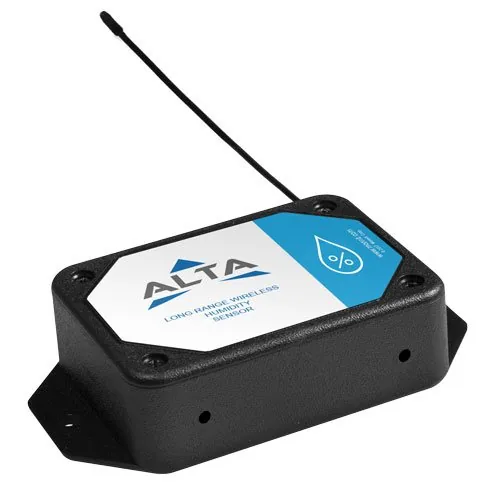 Monnit ALTA long-range wireless humidity sensor used for environmental monitoring in multi-family buildings