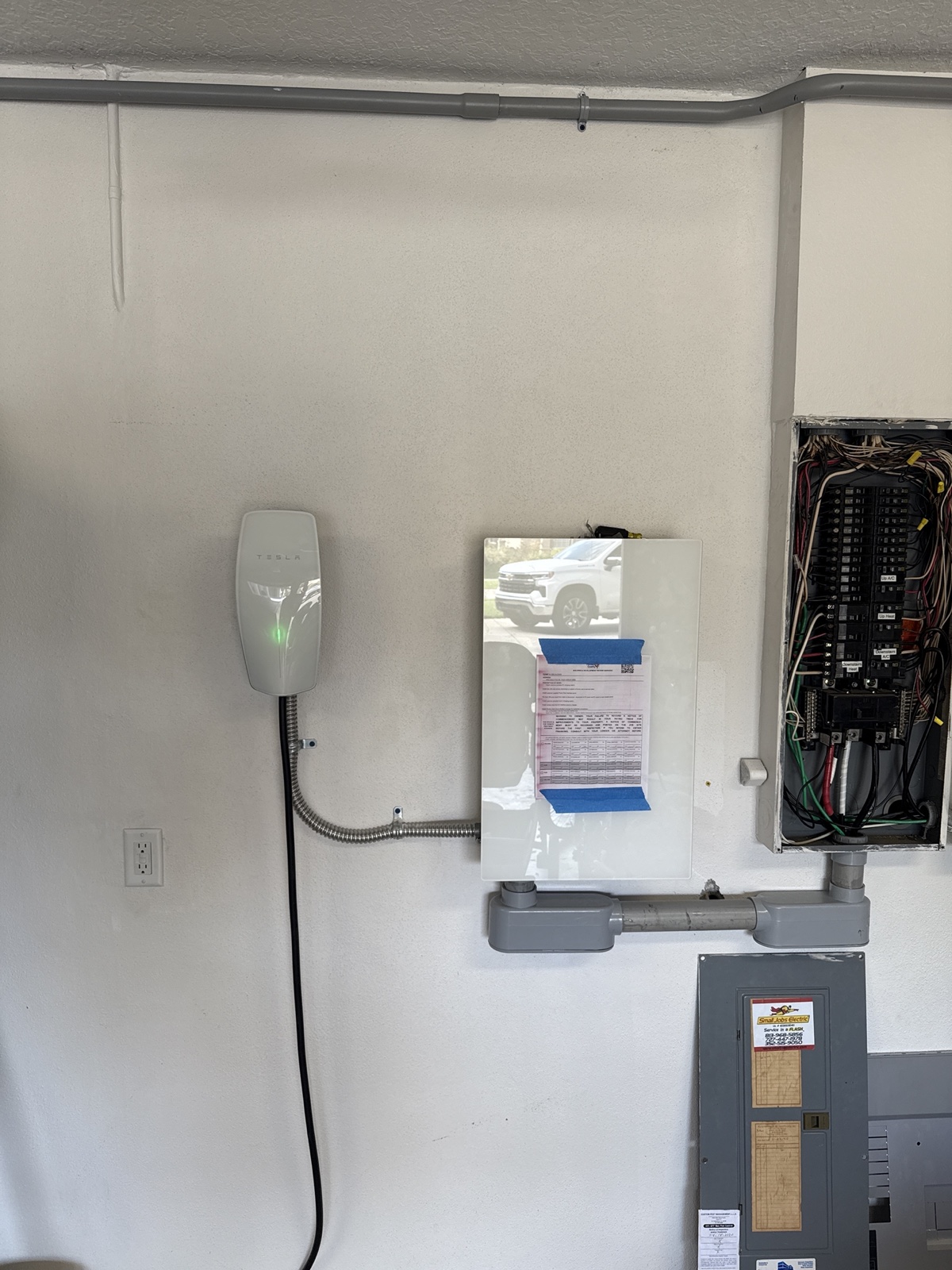 Tesla Wall Connector EV charger installation — Pinellas County FL